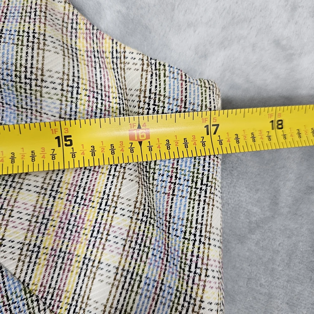 COS Checkered MIDI Dress Straight Neck Size 8 - Picture 10 of 12